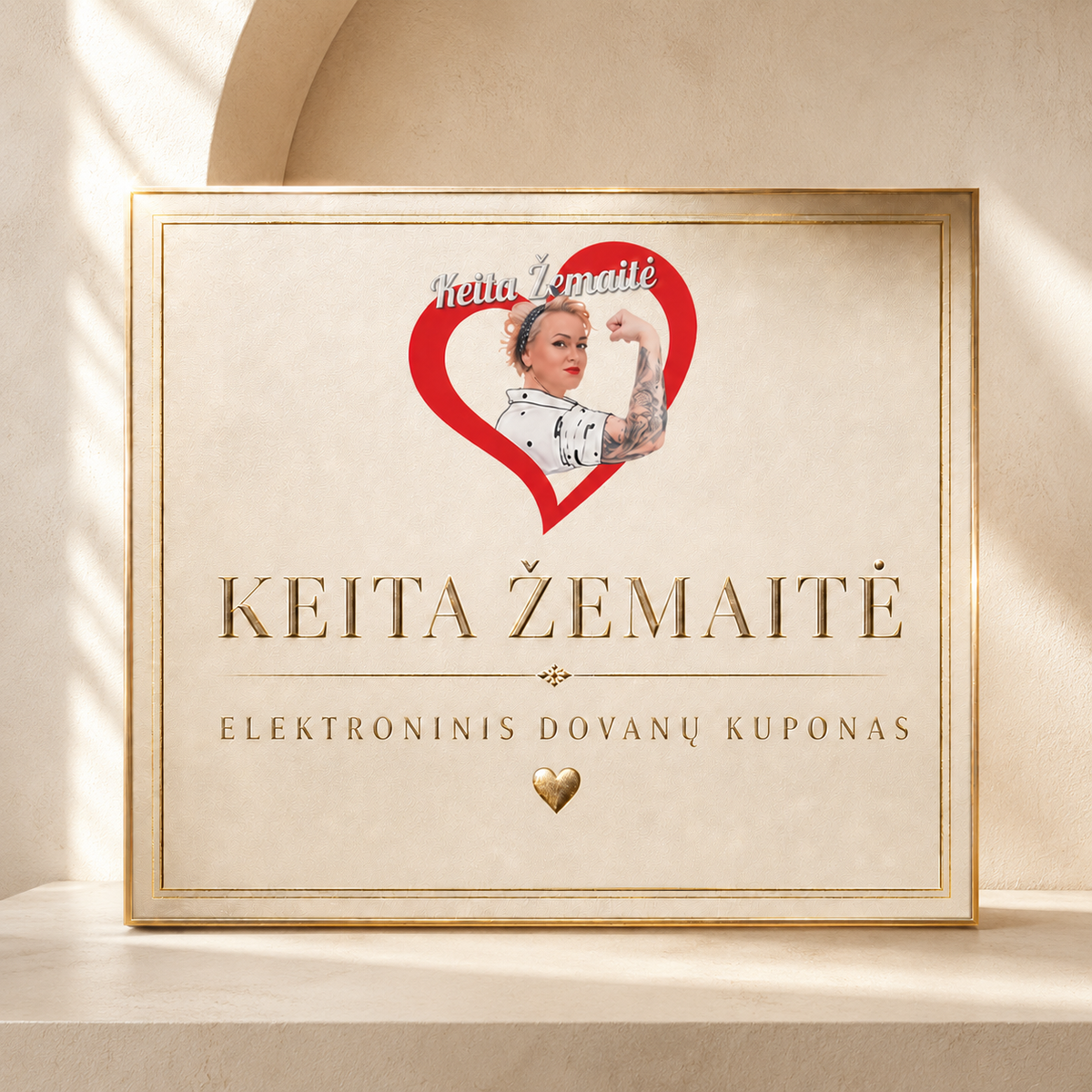 Keita Žemaitė dovanų kuponas