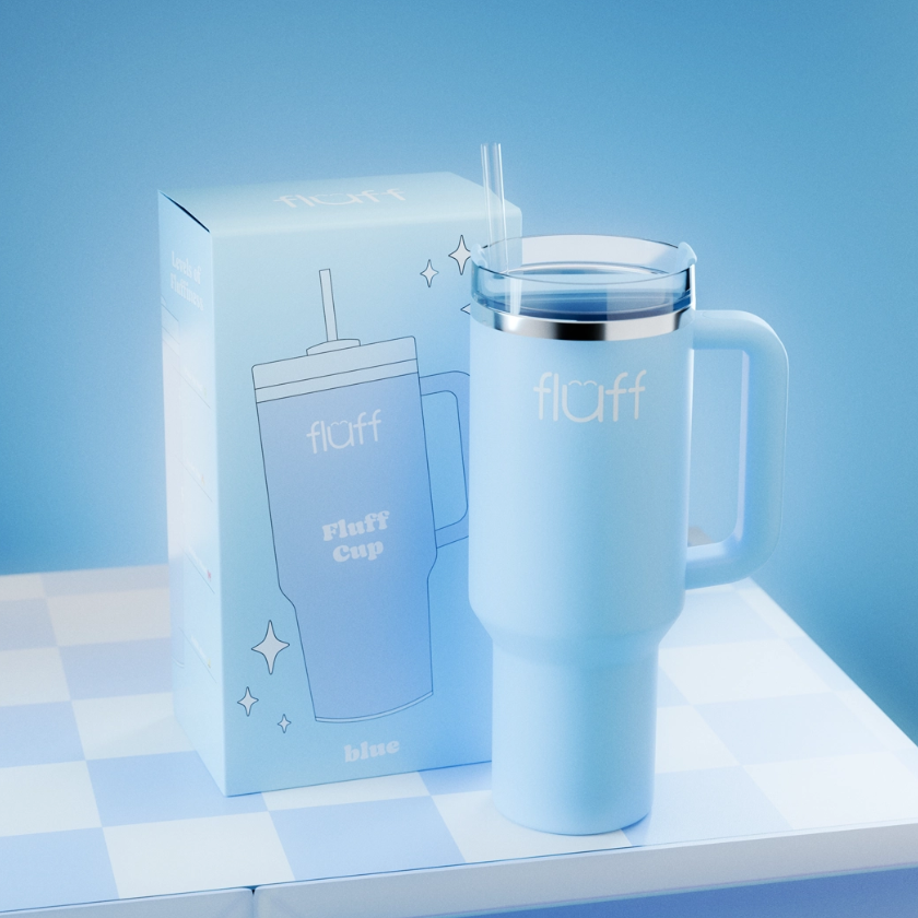 FLUFF žydra gertuvė 1.2l