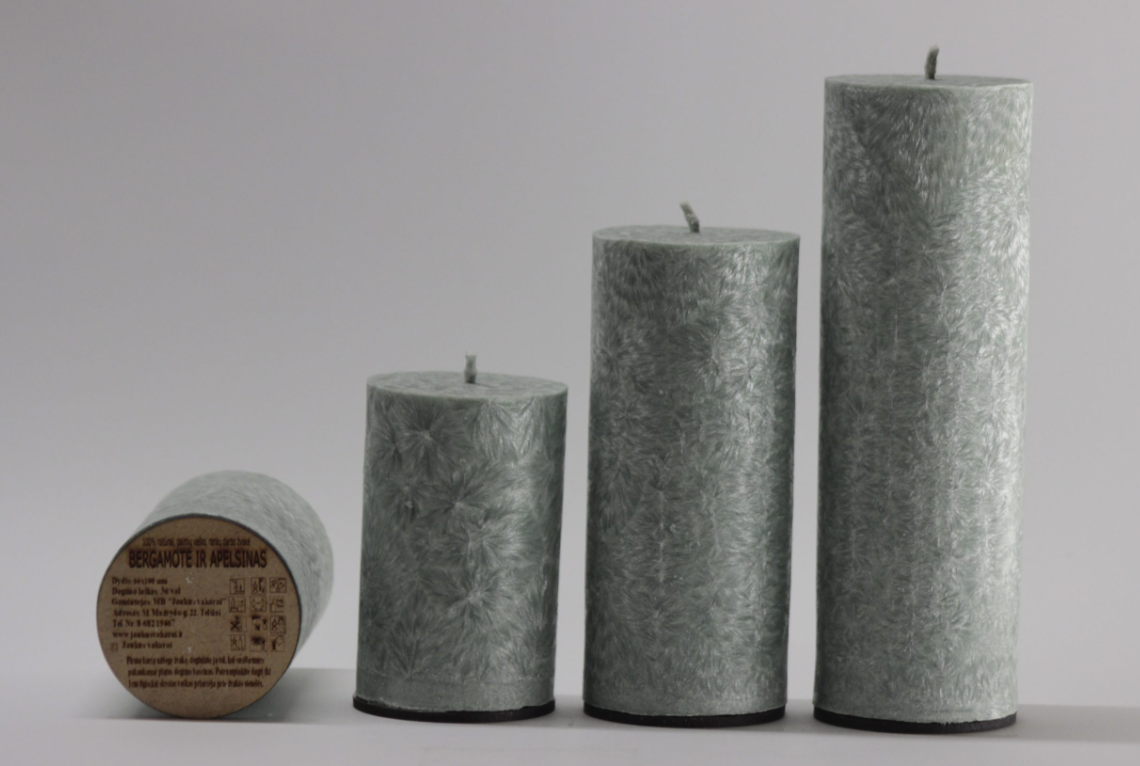 "Bergamotė ir apelsinas". Aukštis 15cm.