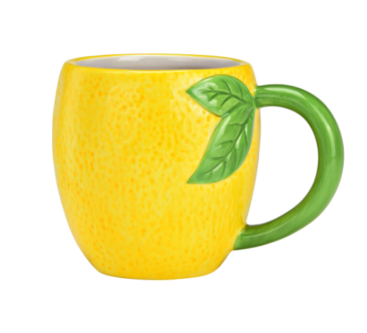 Keramikinis puodelis - citrina
