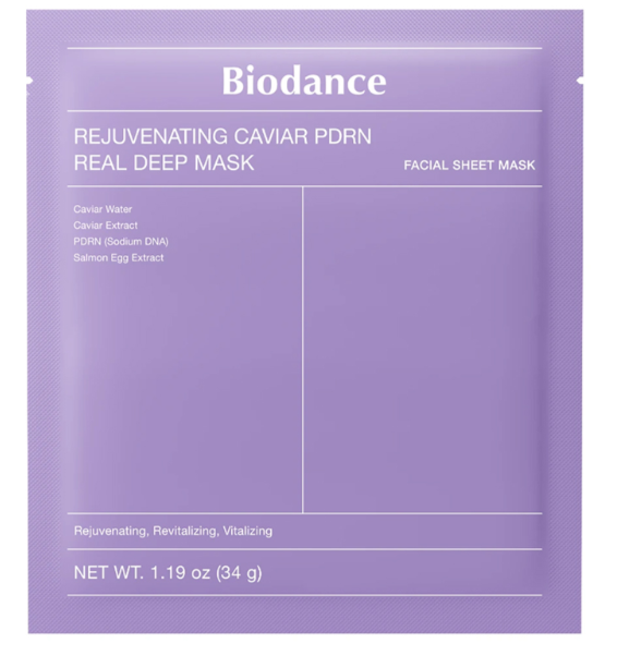 BIODANCE atjauninanti ikrų kaukė PDRN „Real deep“ 1 vnt.
