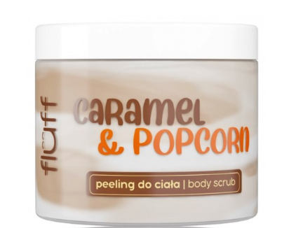 FLUFF kūno šveitiklis "Caramel & Popcorn" 160ml