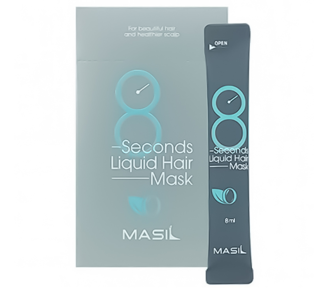 Masil 8 Seconds skysta plaukų kaukė, pieštuko formos, mėlyna, 8 ml