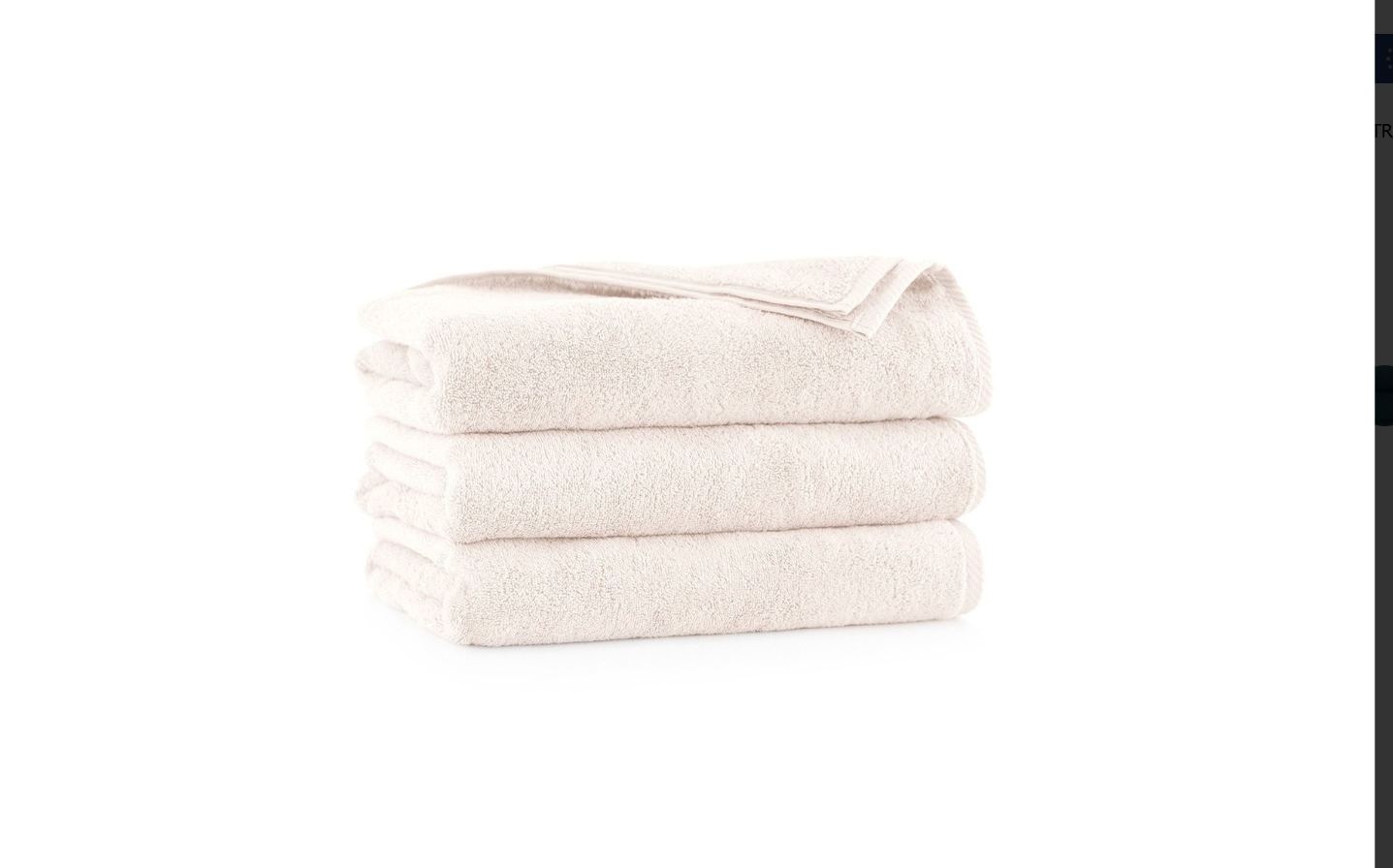 Lygūs ir vienspalviai "KIWI 2" kolekcijos vonios rankšluosčiai. Baltos spalvos, dydis 50x90.