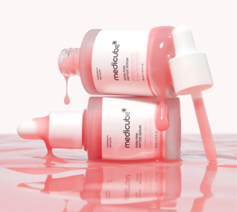 "MEDICUBE PDRN Pink Peptide" veido serumas su polinukleotidais ir peptidais 30ml.