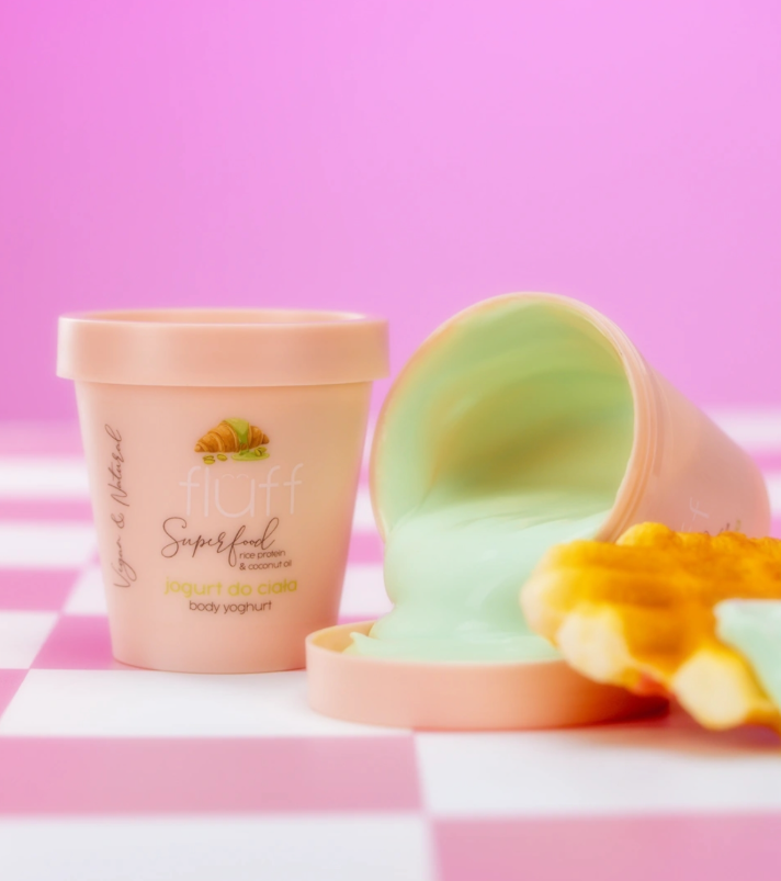 Fluff kūno jogurtas "Pistachio Croissant" 180ml.