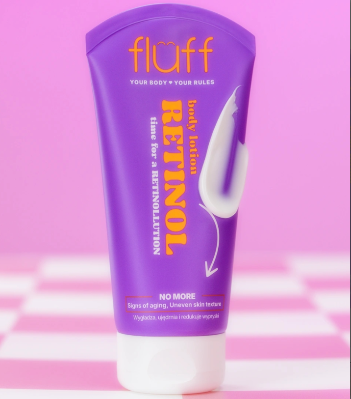 Fluff - kūno losjonas su retinoliu 150ml.