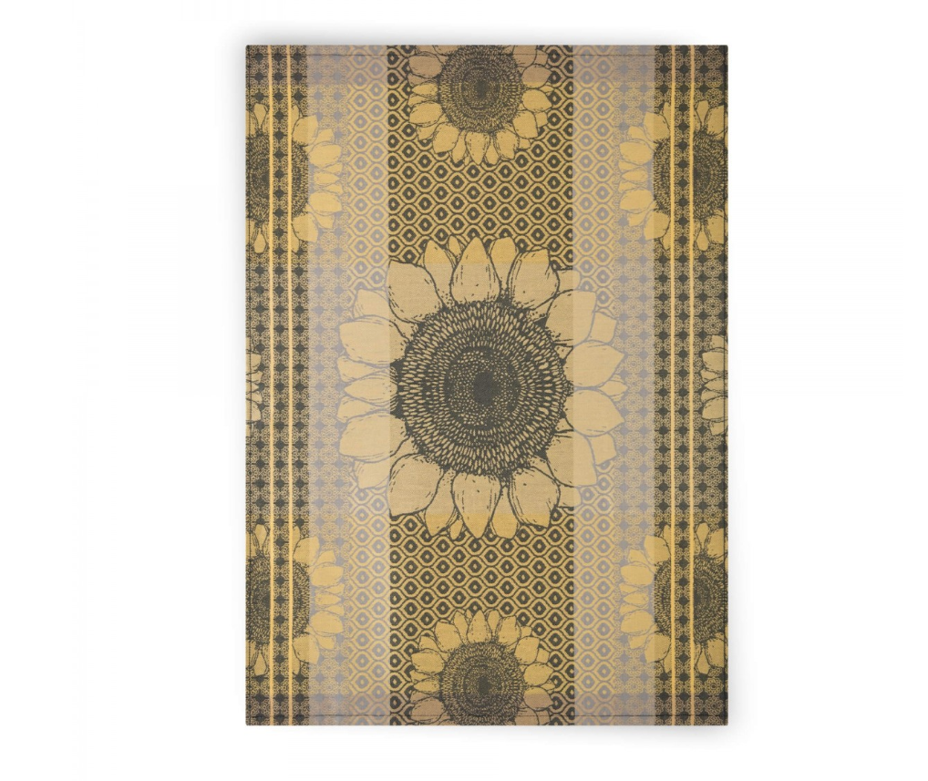 Virtuvinis rankšluostis "Sunflowers" auksinio smėlio spalvos. Dydis 50X70.