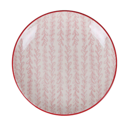 Japonų stiliaus lėkštė su raštais