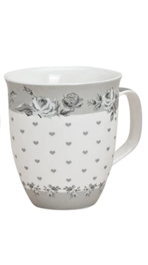 Didelės talpos porcelianinis puodelis. 400ml.