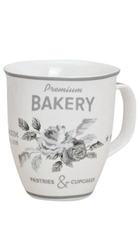 Didelės talpos porcelianinis puodelis. 400ml.