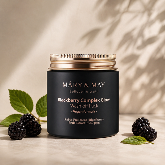Mary&May „Glow“ nuplaunamoji kaukė su gervuogių kompleksu, 125 g