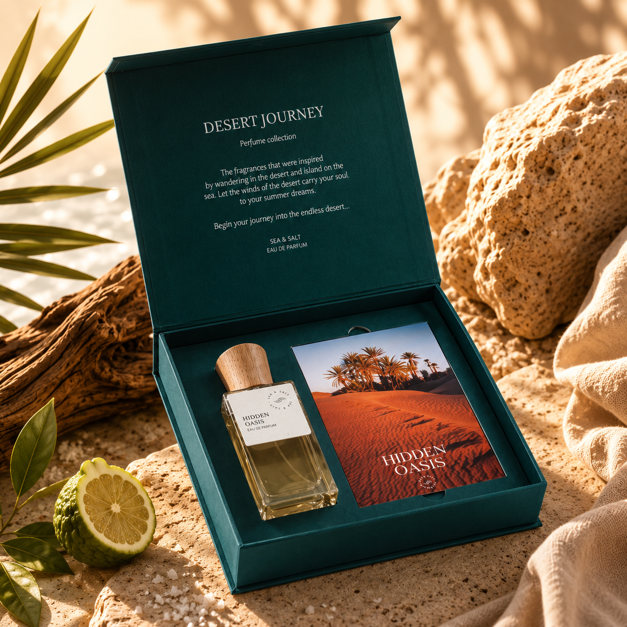 Sea & Salt "Hidden Oasis" Nišiniai Kvepalai 50ml.1+1 AKCIJA KVEPALAMS
