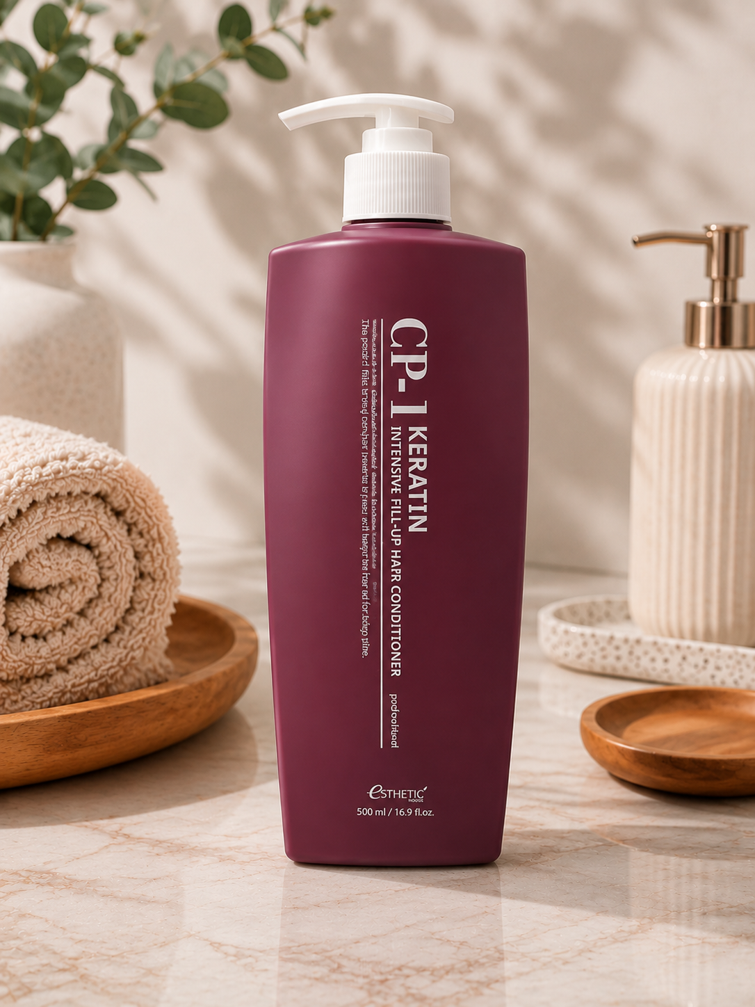 ESTHETIC HOUSE CP-1 Intensyvaus poveikio plaukų kondicionierius su keratinu, 500 ml