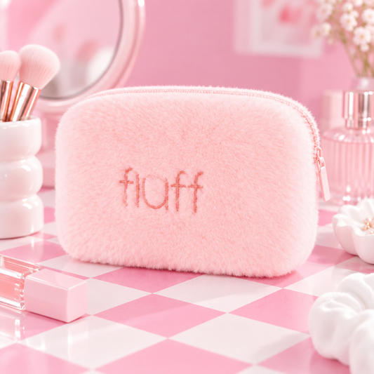 FLUFF maža rožinė kosmetinė S