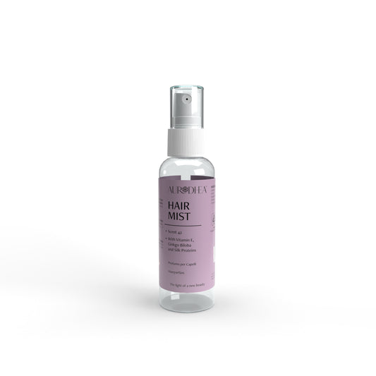 HAIR MIST - PLAUKU DULKSNA 30ml Vitaminu E, šilko baltymais praturtinta plaukų dulksna, neleidžianti susidaryti blogiems kvapams.