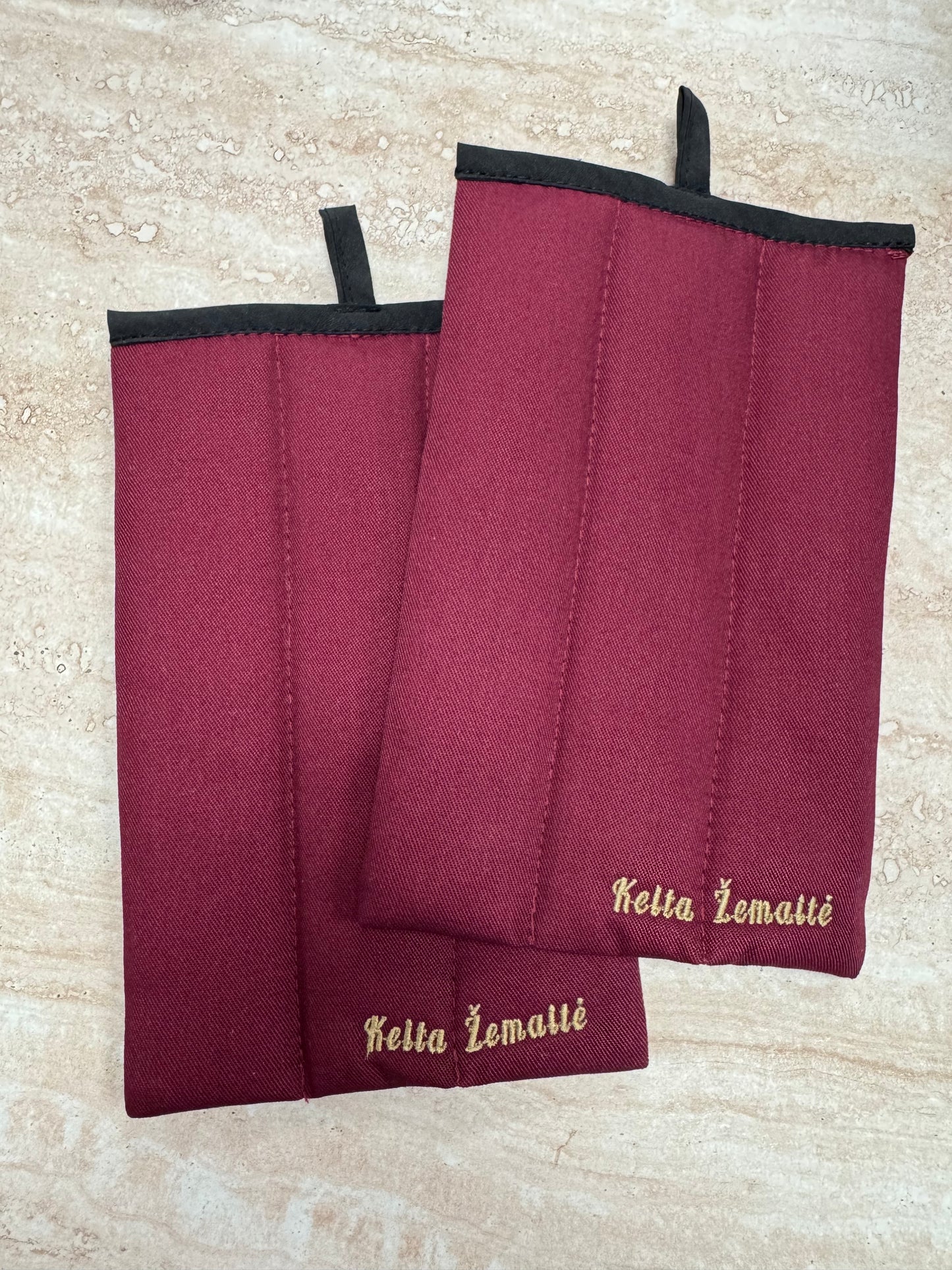 Puodkelis bordo spalvos. Dydis 12x20. 1vnt.