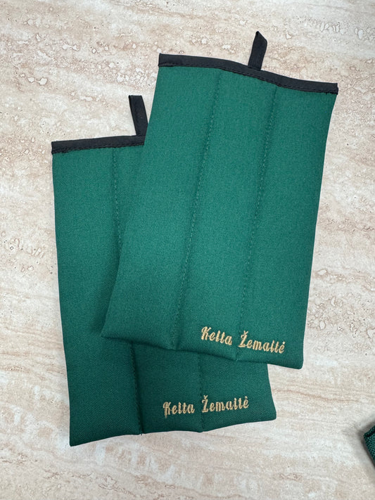 Puodkelis žalios spalvos. Dydis 12x20. 1vnt.