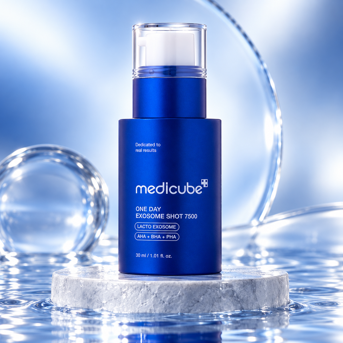 "Medicube One Day Exosome Shot 7500" Gaivinamasis veido serumas su mikroadatomis, 30 m