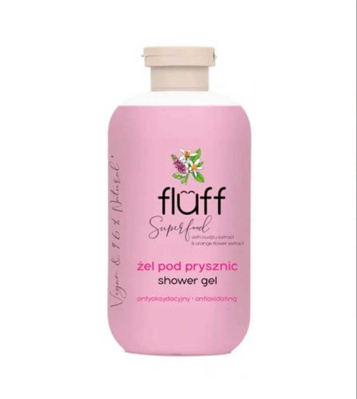 FLUFF - antioksidantinė dušo želė : "Kudzu & Orange Blossom" 500ml.
