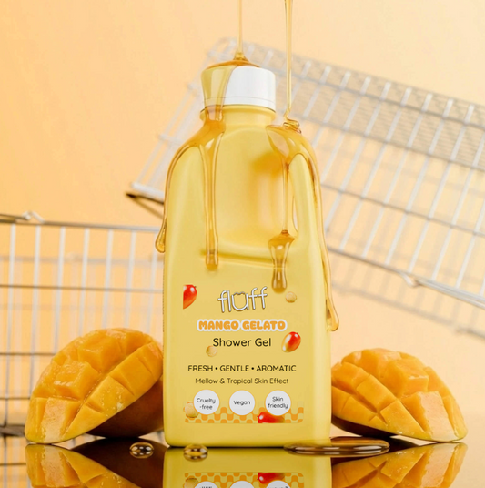 FLUFF dušo želė „Mangų gelato“, 500 ml