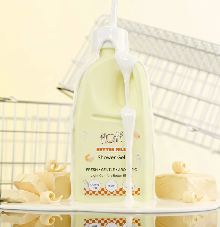 FLUFF dušo želė „Sviestinis pienas“, 500 ml