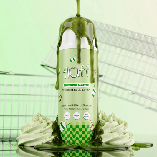 FLUFF plakamas kūno kremas „Matcha latte“ – 200 ml