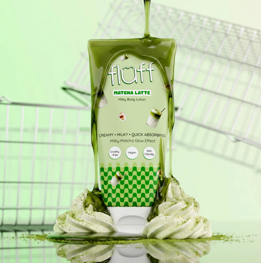FLUFF kūno losjonas „Matcha latte“ – 150 ml