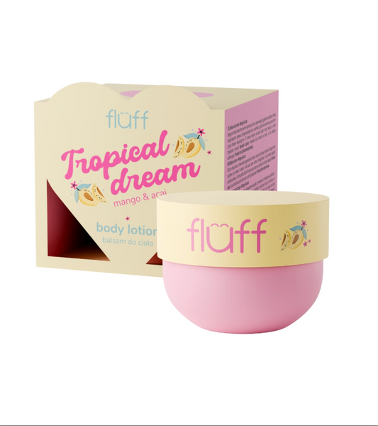 FLUFF - "TROPICAL DREAM" intensyvus kūno losjonas su mangais 150ml.