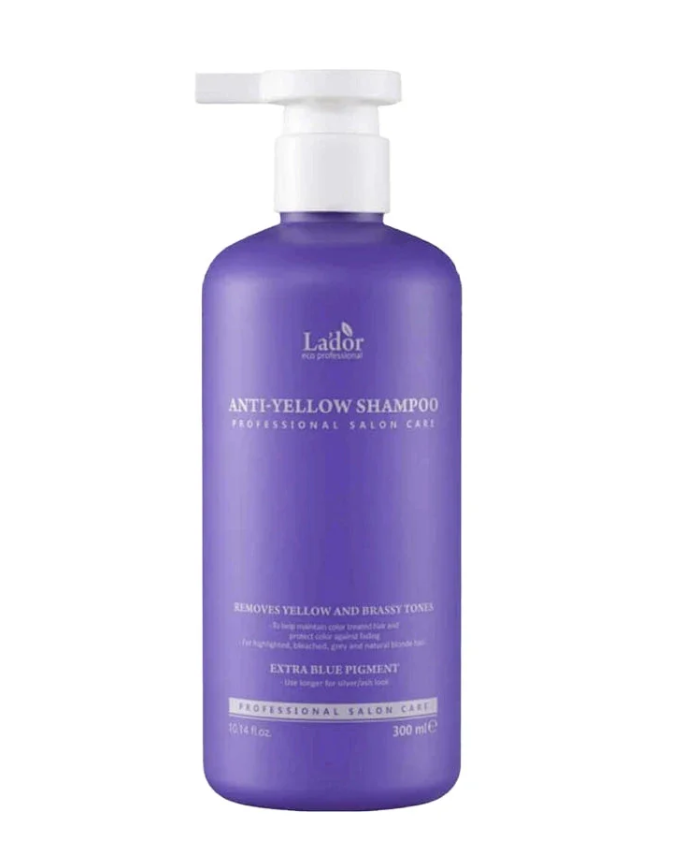 Lador Anti-Yellow Shampoo - geltonumą mažinantis šampūnas. 300 ml