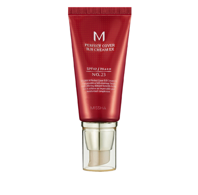 „Missha M Perfect Cover EX maskuojamasis BB kremas Nr. 23 su SPF42 PA+++“