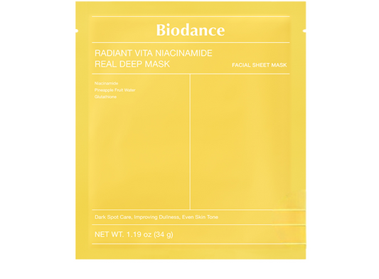 BIODANCE „Radiant Vita“ niacinamido giluminė kaukė (1 vnt.)