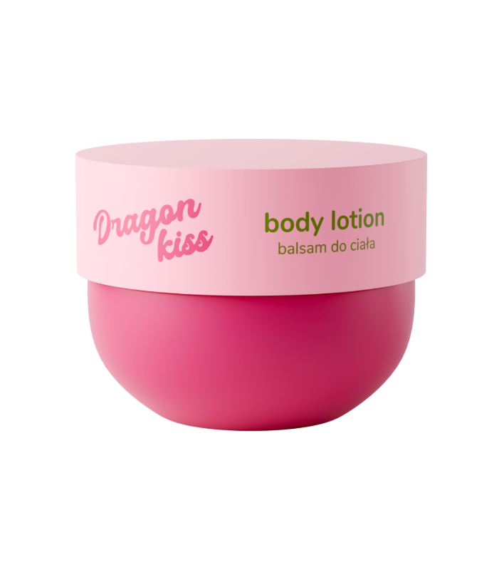 FLUFF - "DRAGON KISS" kūno losjonas su avietėmis ir pitaja 150ml.