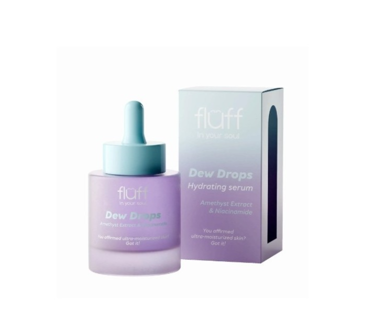 Fluff Skaistinantis veido serumas su "Amethyst extract ir Niacinamide" 30 ml.
