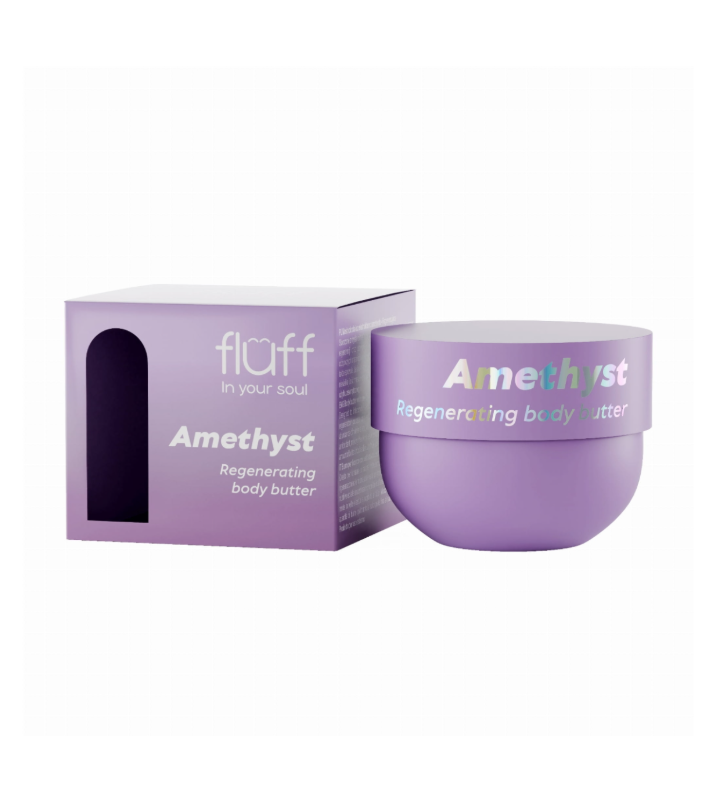 FLUFF - regeneruojantis kūno sviestas "AMETHYST" 150ml.