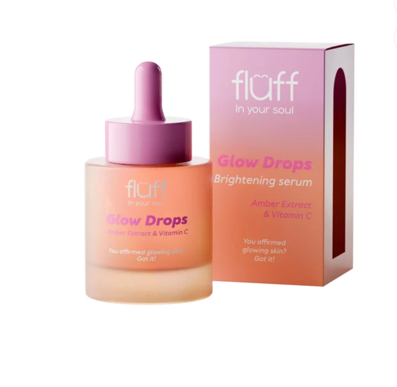 „Fluff“, skaistinamasis veido serumas su gintaro ekstraktu, 30 ml