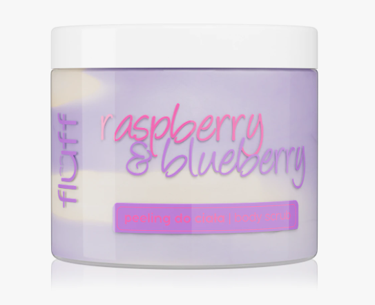 FLUFF kūno šveitiklis "Blueberry & Raspberry" 160ml.