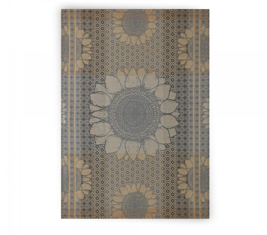 Virtuvinis rankšluostis "Sunflowers" pilkos spalvos. Dydis 50X70.