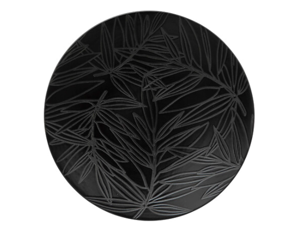 Juoda desertinė lėkštė