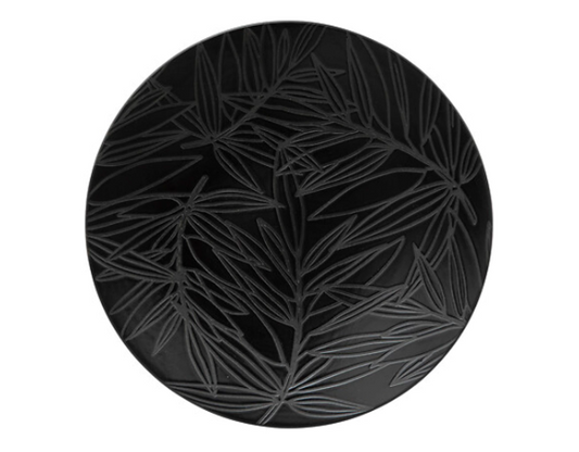 Juoda desertinė lėkštė