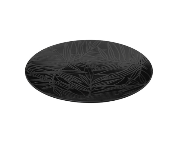 Juoda desertinė lėkštė