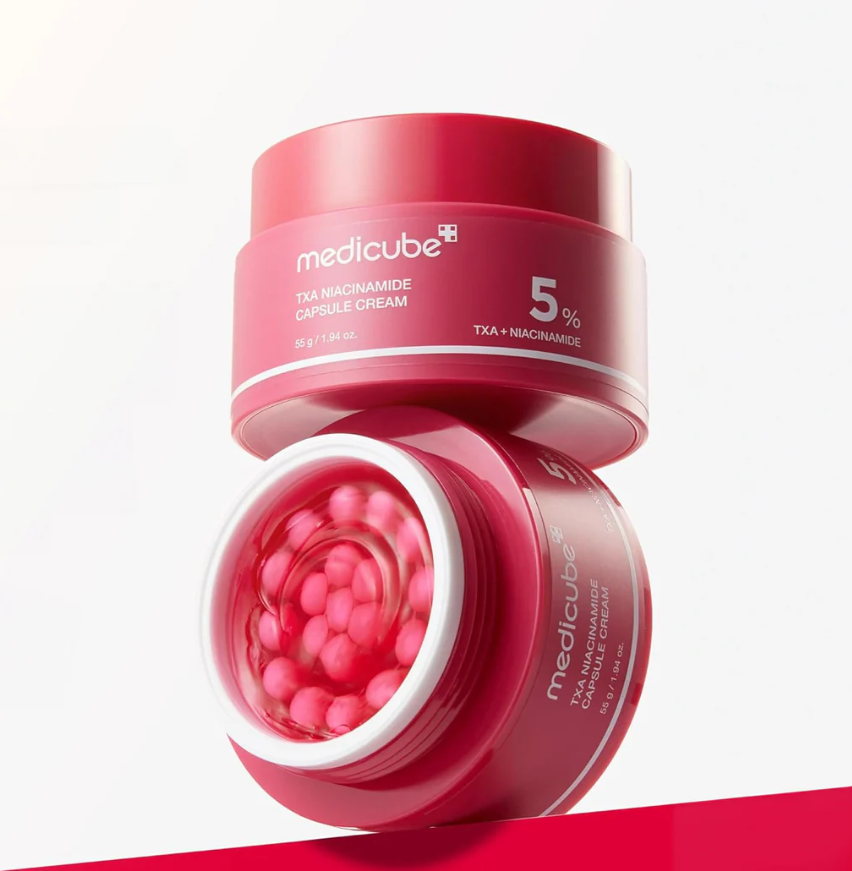 MEDICUBE TXA Niacinamido kapsulinis kremas, 55 g.