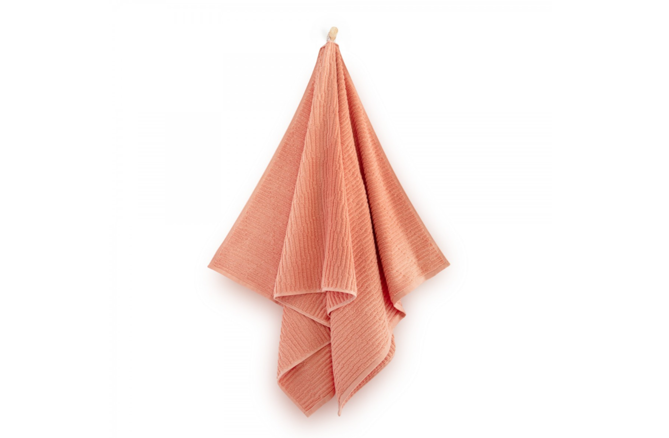 Subtilios elegancijos, vonios rankšluosčiai "LAMEL. Lašišinės spalvos, dydis 50x90.