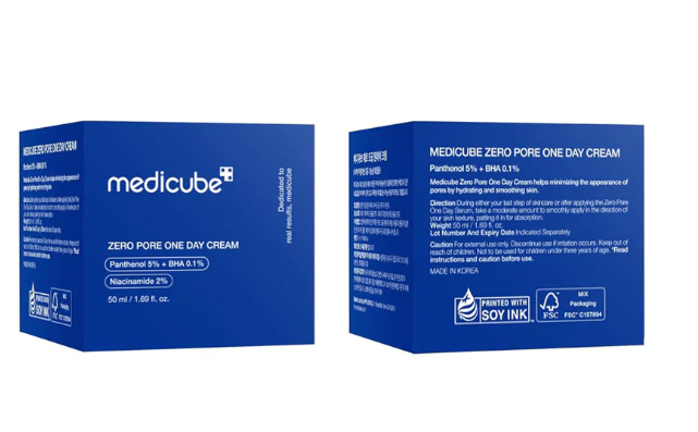 "Medicube Zero Pore One Day Cream" Drėkinantis ir poras mažinantis kremas, 50ml