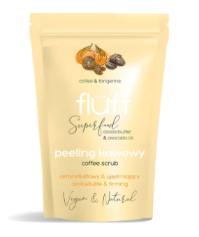 Fluff kūno šveitiklis " Coffee & Tangerine" 100g.