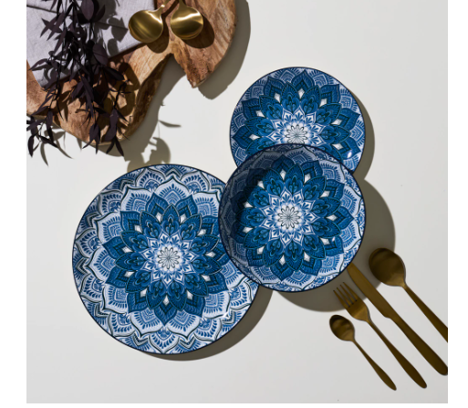 Mandalų indų rinkinys