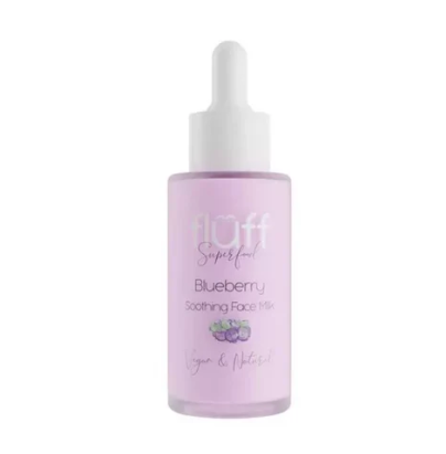 „Fluff“ drėkinamasis ir raminamasis veido pienelis su mėlynių ekstraktu 40 ml.