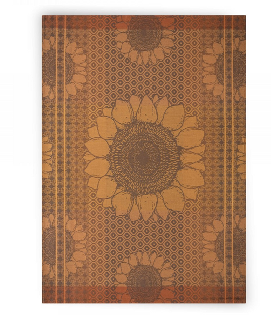 Virtuvinis rankšluostis " Sunflowers" oranžinė spalva.  Dydis 50X70.
