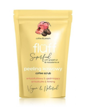 Fluff kūno šveitiklis “Coffee & Peach” 100g.