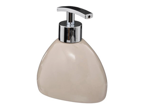 Pilkos spalvos muilo dozatorius